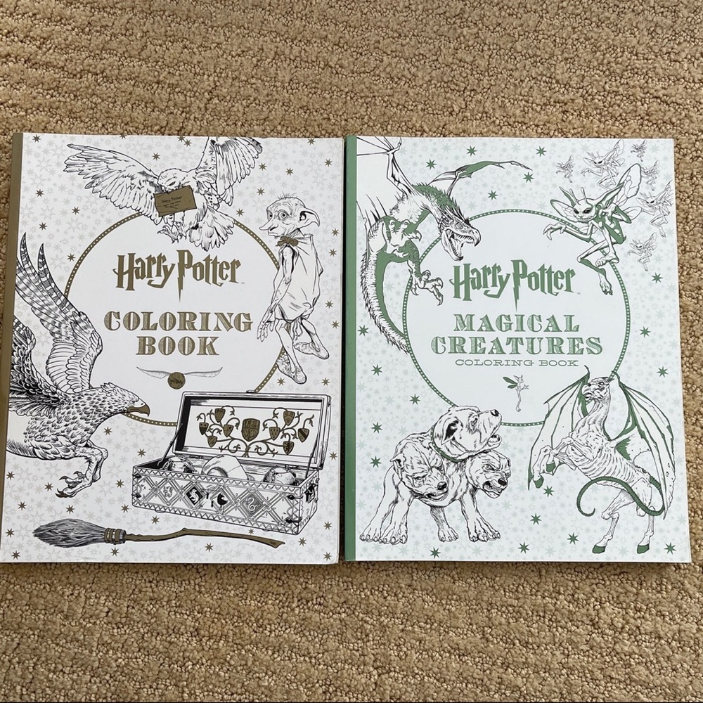 Harry Potter 2 Coloring Books NEW